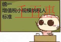 統(tǒng)一小規(guī)模納稅人標(biāo)準(zhǔn)相關(guān)問題解答